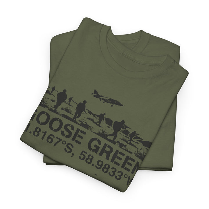 Goose Green 1982 T-Shirt — Falklands War Heritage Graphic