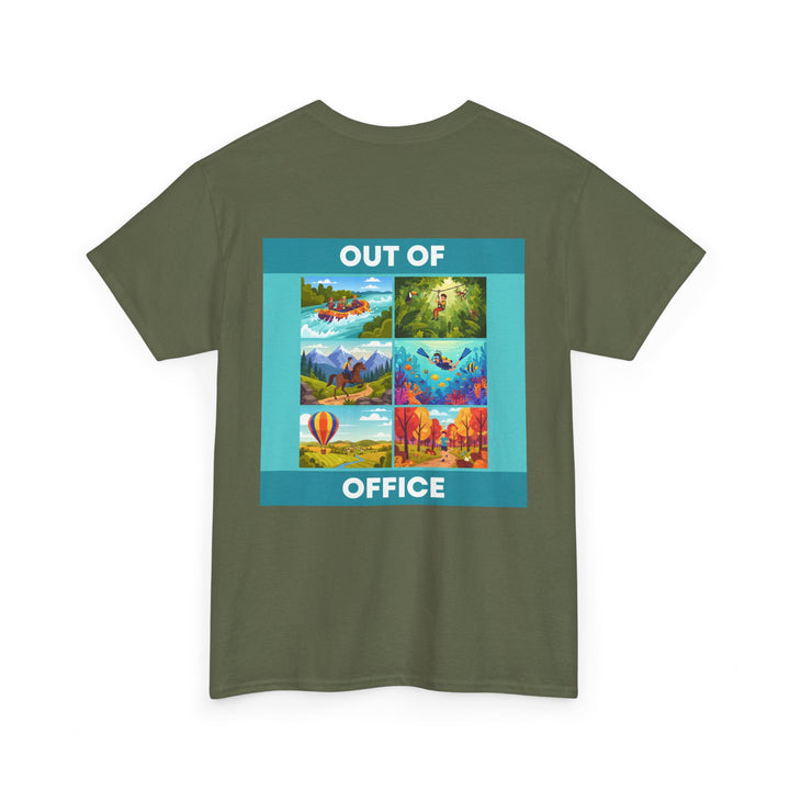 Out of Office Tee — Travel Scenes Graphic T-Shirt