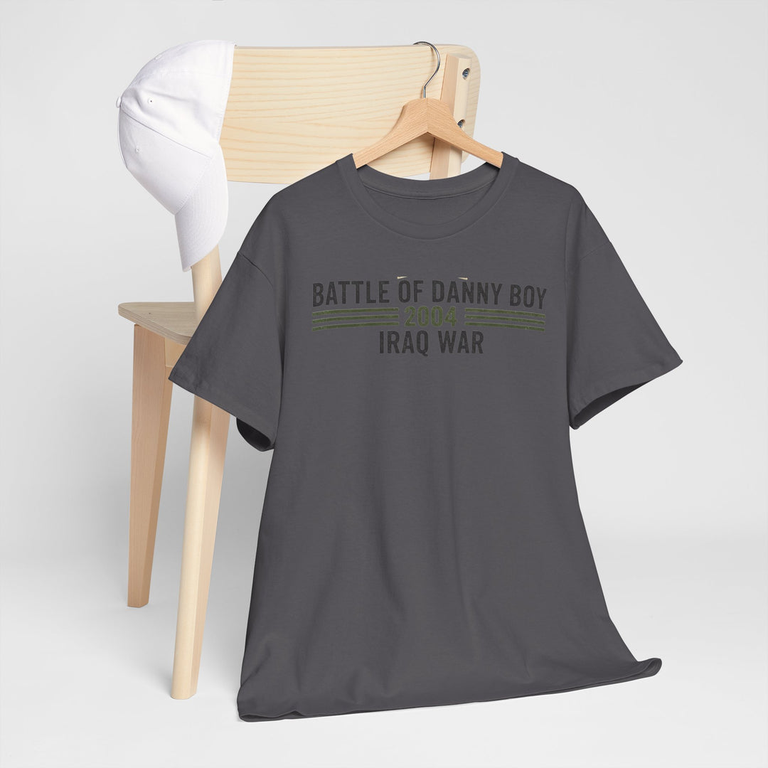 Battle of Danny Boy T-Shirt — Op Telic Iraq 2004 Military Heritage