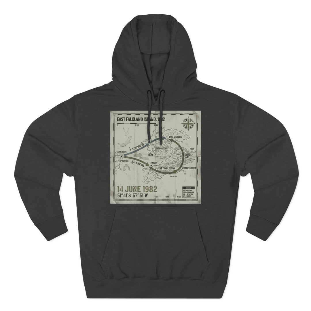 Port Stanley 1982 Assault Hoodie — Falklands Victory Heritage Graphic