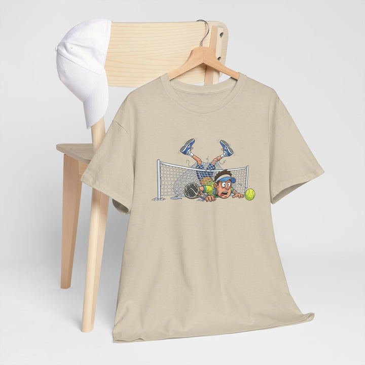 Padel Cartoon Goalie T-Shirt | Fun Padel Tee