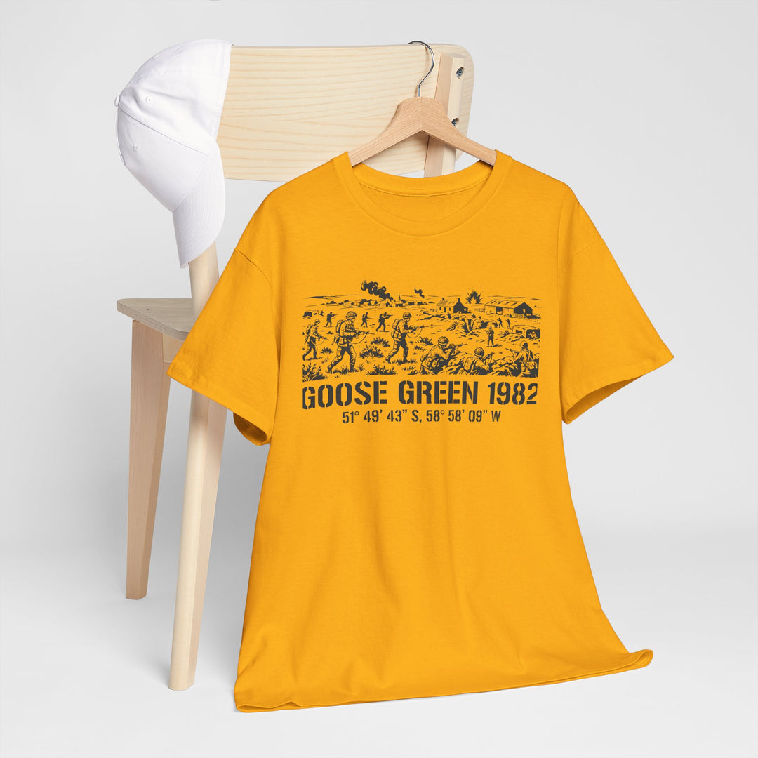 Goose Green 1982 T-Shirt - Falklands War Military Heritage Graphic