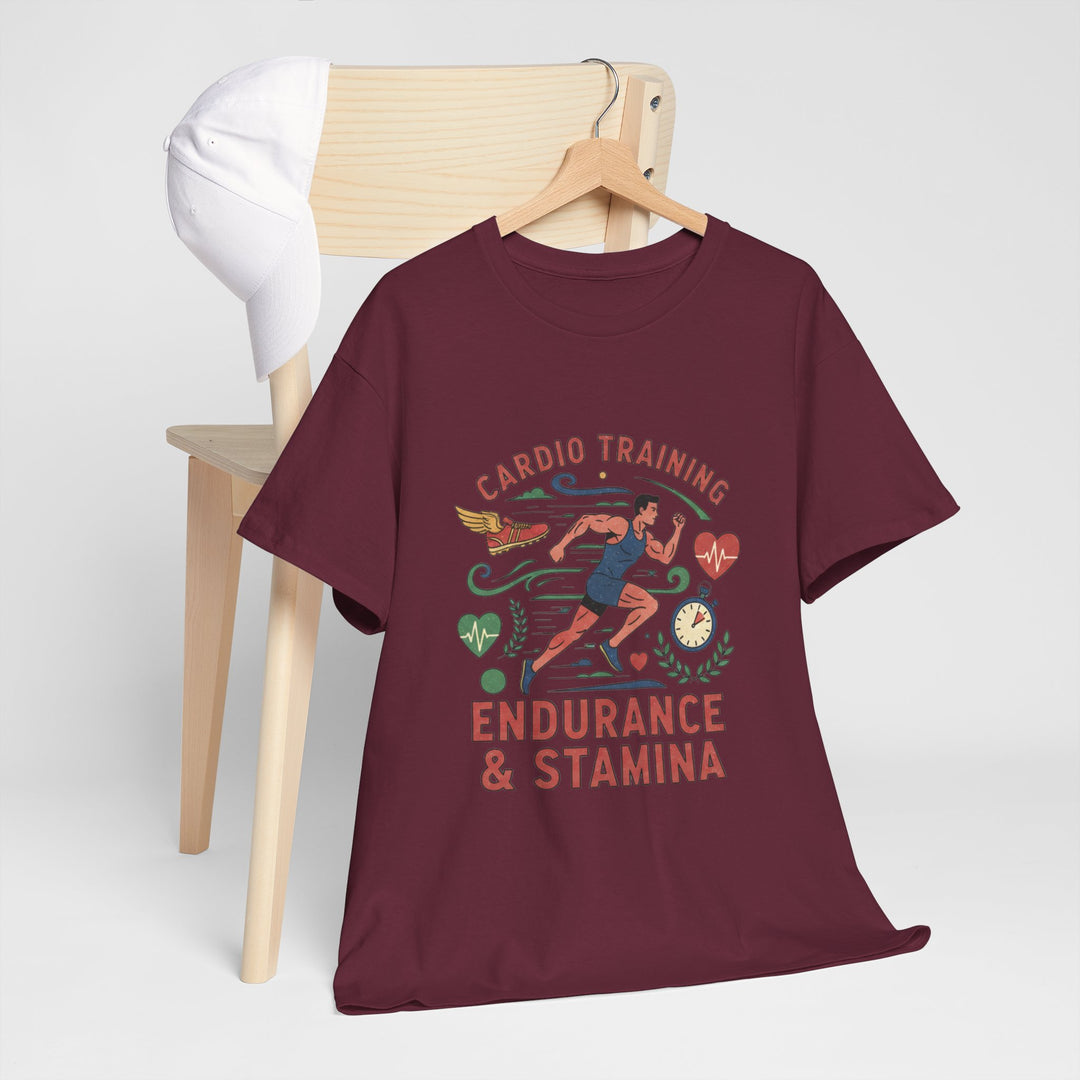 Cardio Training Tee - Fitness Running Workout Shirt