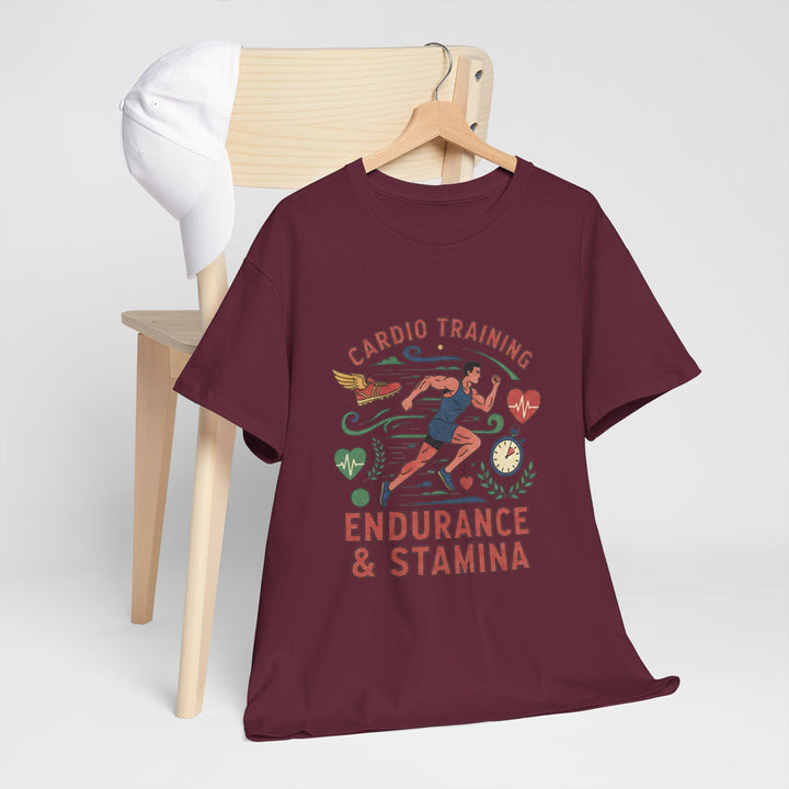 Cardio Training Tee - Fitness Running Workout Shirt