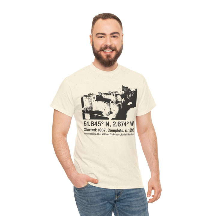 Chepstow Castle T‑Shirt — Historic Landmark Tee for Castle Lovers &amp; Travelers