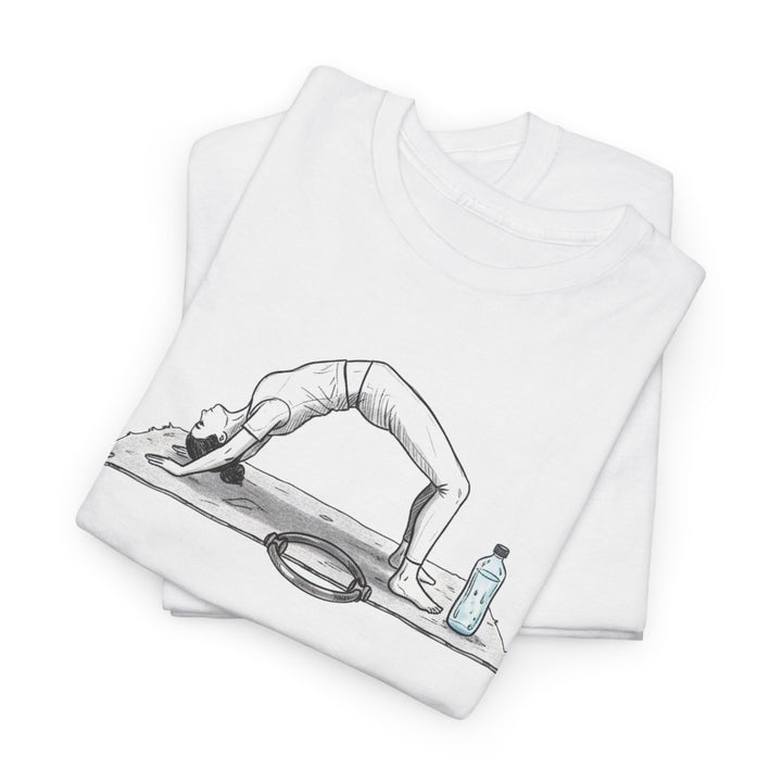 Pilates T‑Shirt – soft, breathable cotton designed for Pilates workouts. Comfortable, flexible, and perfect for reformer classes or everyday activewear.