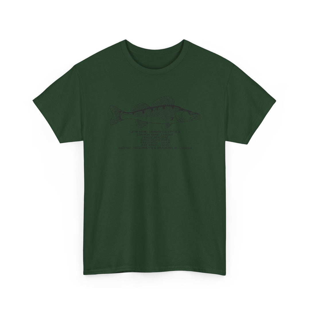 Walleye Fish (Zander) Illustration Tee | Fishing T-Shirt
