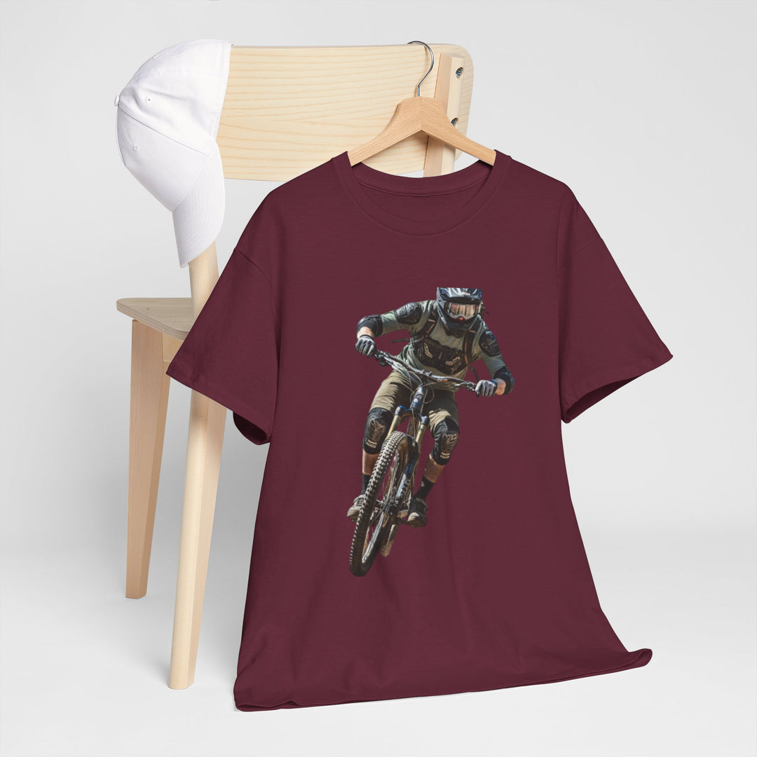 Downhill MTB Rider Graphic Tee