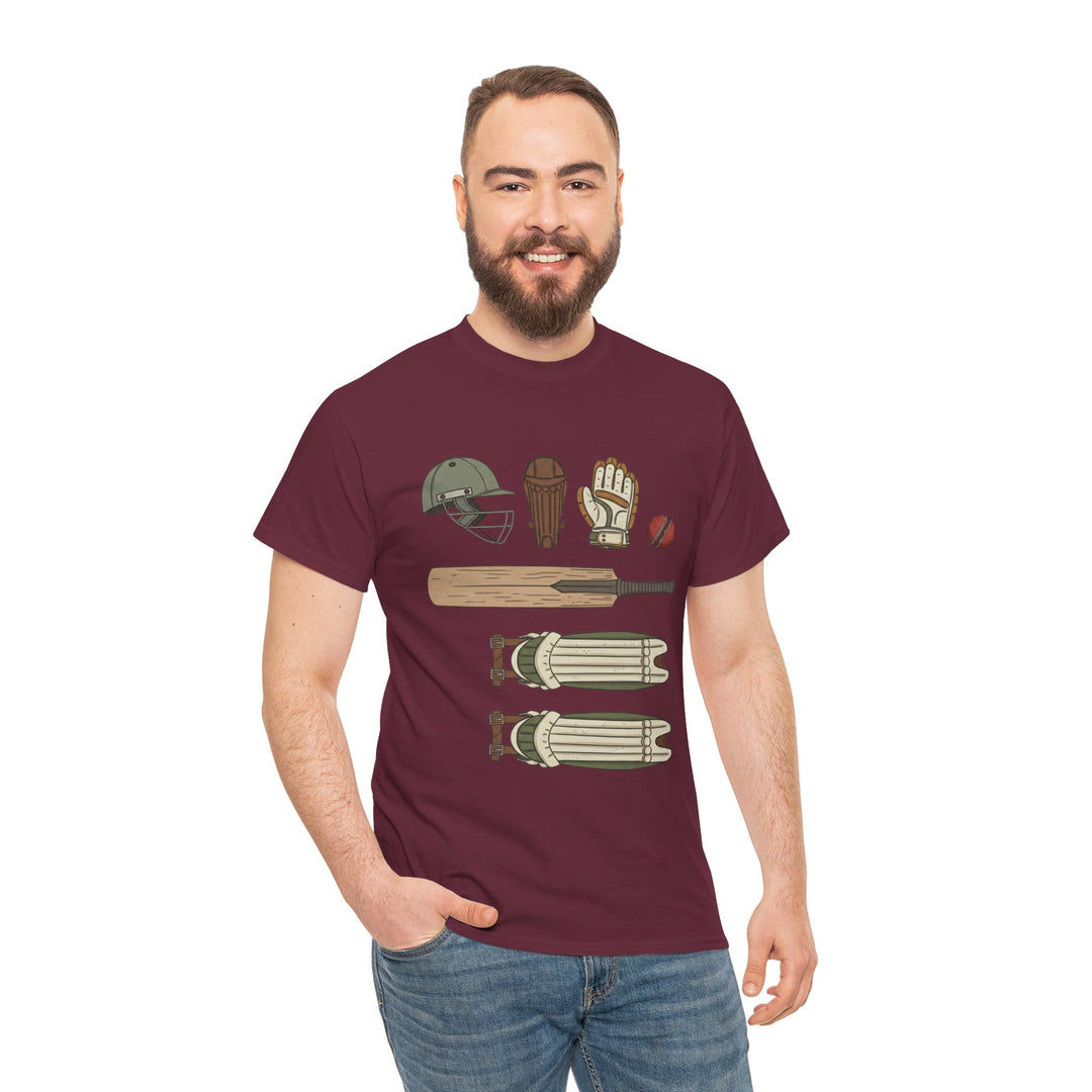 Cricket Gear Tee | Cricket Graphic T-Shirt