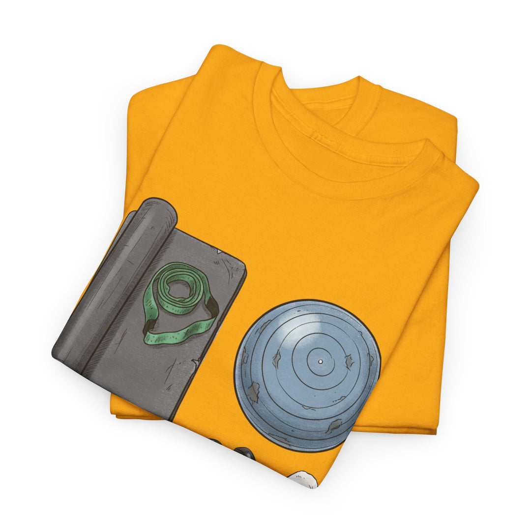 Pilates Kit Tee – soft, breathable cotton designed for Pilates workouts. Comfortable, flexible, and perfect for studio sessions, home practice, or casual wear.