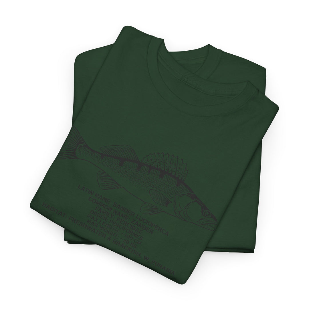 Walleye Fish (Zander) Illustration Tee | Fishing T-Shirt