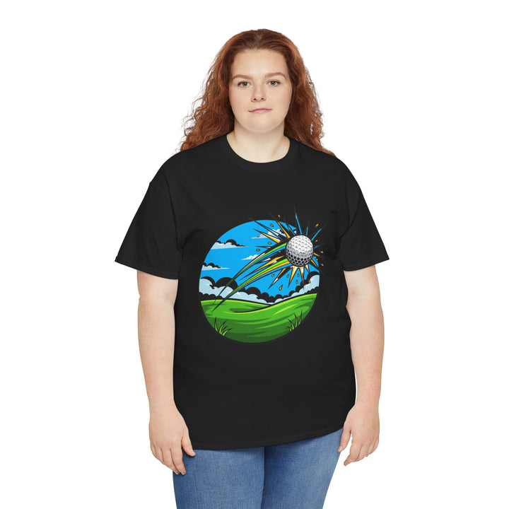 Sunrise Golf Graphic Tee – Scenic Golf Shirt