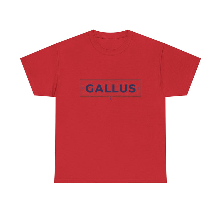 Adventure Logo Tee — "GALLUS" Mountain Badge Shirt (Exploring Not Lost)