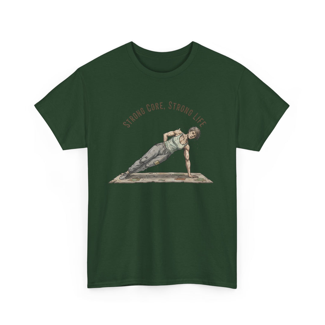 Pilates Fitness Plank Tee – soft, breathable cotton designed for Pilates and core workouts. Comfortable, flexible, and perfect for studio or home sessions.