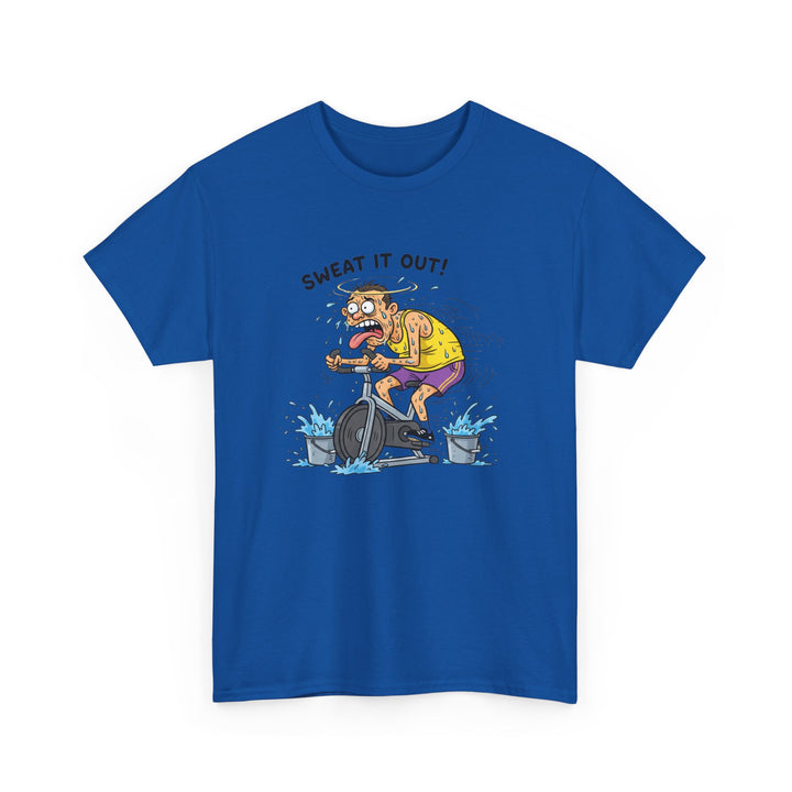 Stay laughing while cycling with the Funny Spin Bike T-Shirt. Comfortable cotton with a witty design, ideal for spin sessions and gym workouts.
