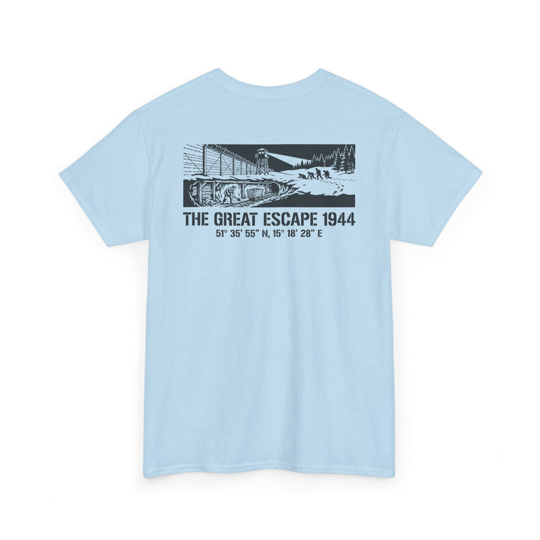 T-Shirt — "The Great Escape 1944" Vintage WWII Prisoner of War Design