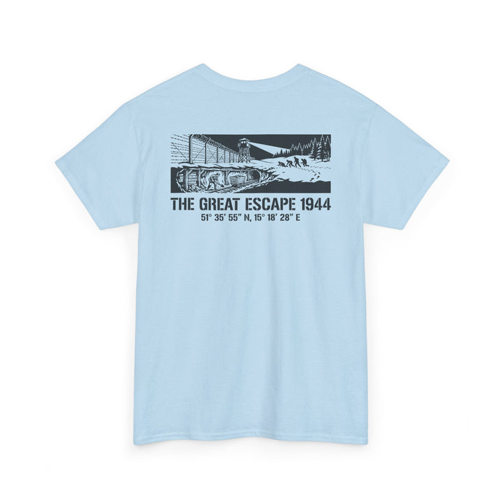 T-Shirt — "The Great Escape 1944" Vintage WWII Prisoner of War Design