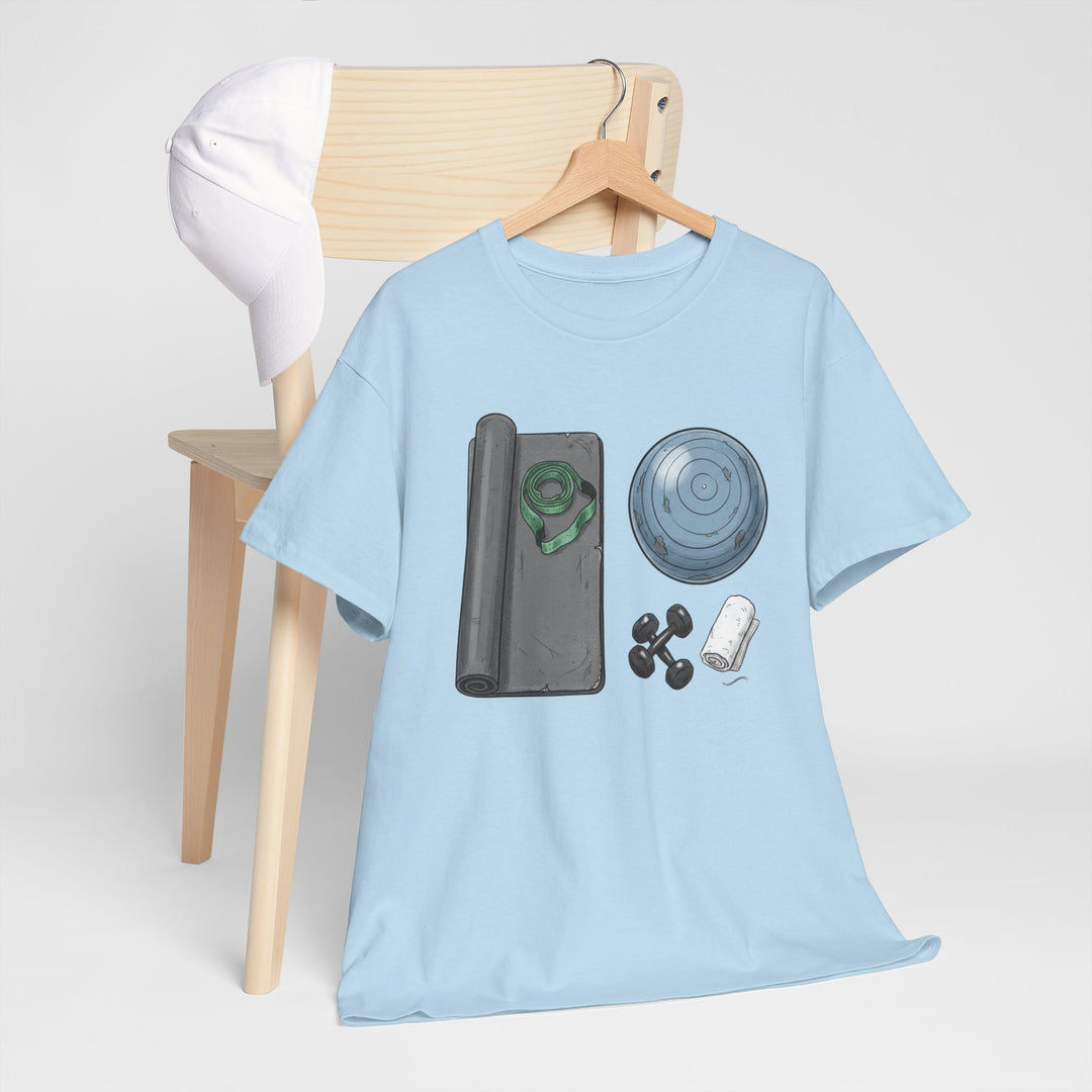 Pilates Kit Tee – soft, breathable cotton designed for Pilates workouts. Comfortable, flexible, and perfect for studio sessions, home practice, or casual wear.