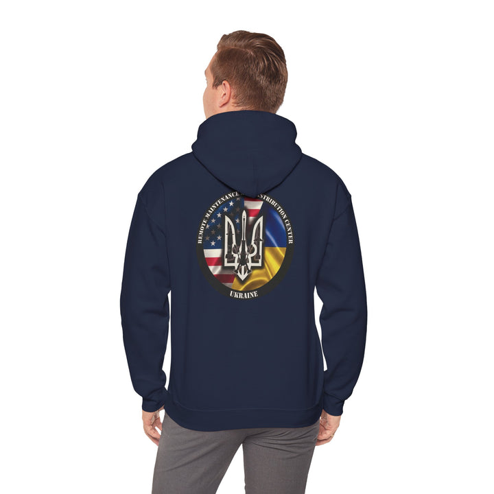 Ukraine Support Hoodie — RDCU US/UKRAINE Design