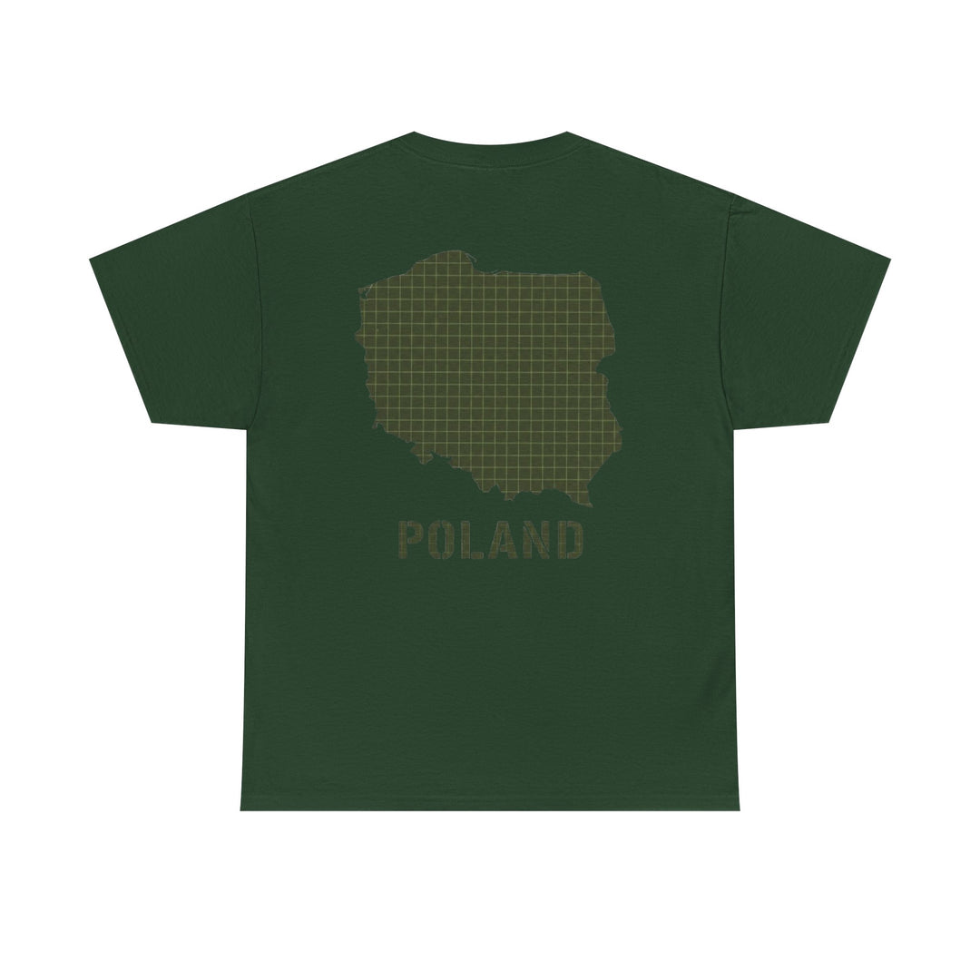 Poland Map T-Shirt — Gallus Logo Military-Style Polish Pride Tee