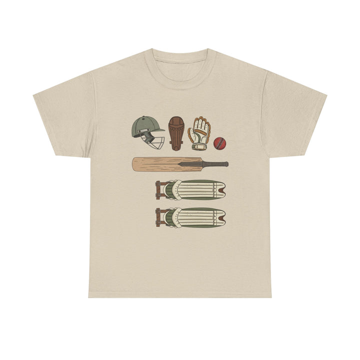 Cricket Gear Tee | Cricket Graphic T-Shirt