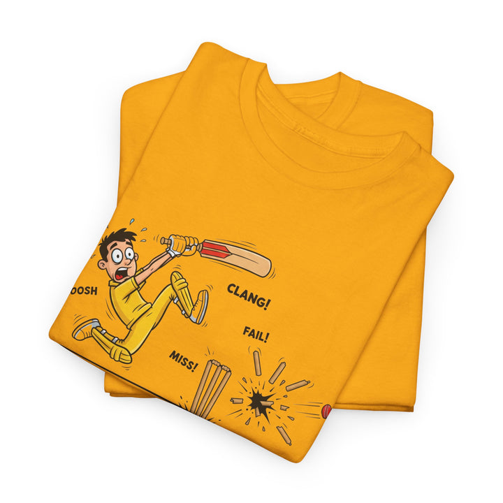Cricket Batter Cartoon Tee | Cricket T-Shirt