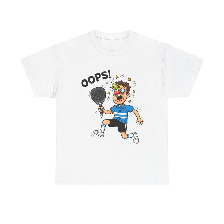 Cartoon Padel Oops! T-Shirt for Players