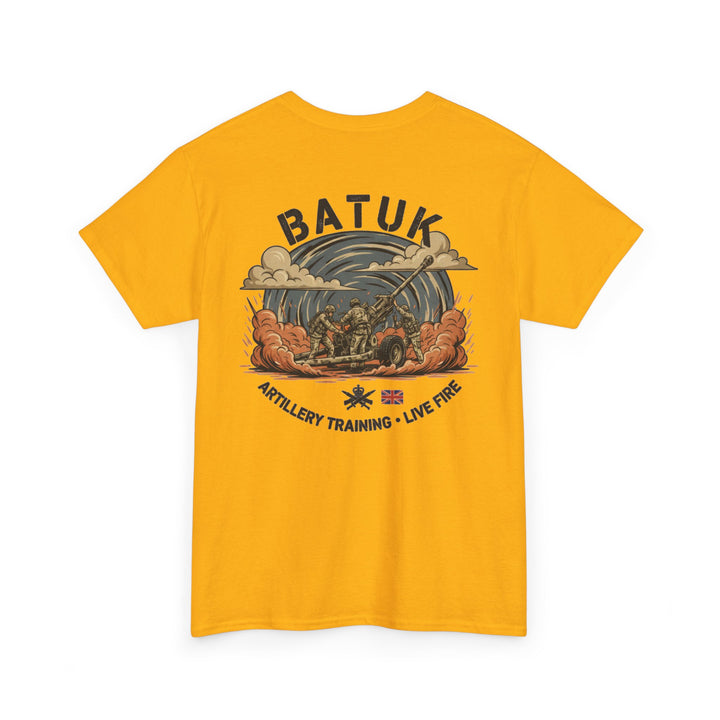 BATUK Artillery Training Tee — "Live Fire" Military Crew T-Shirt