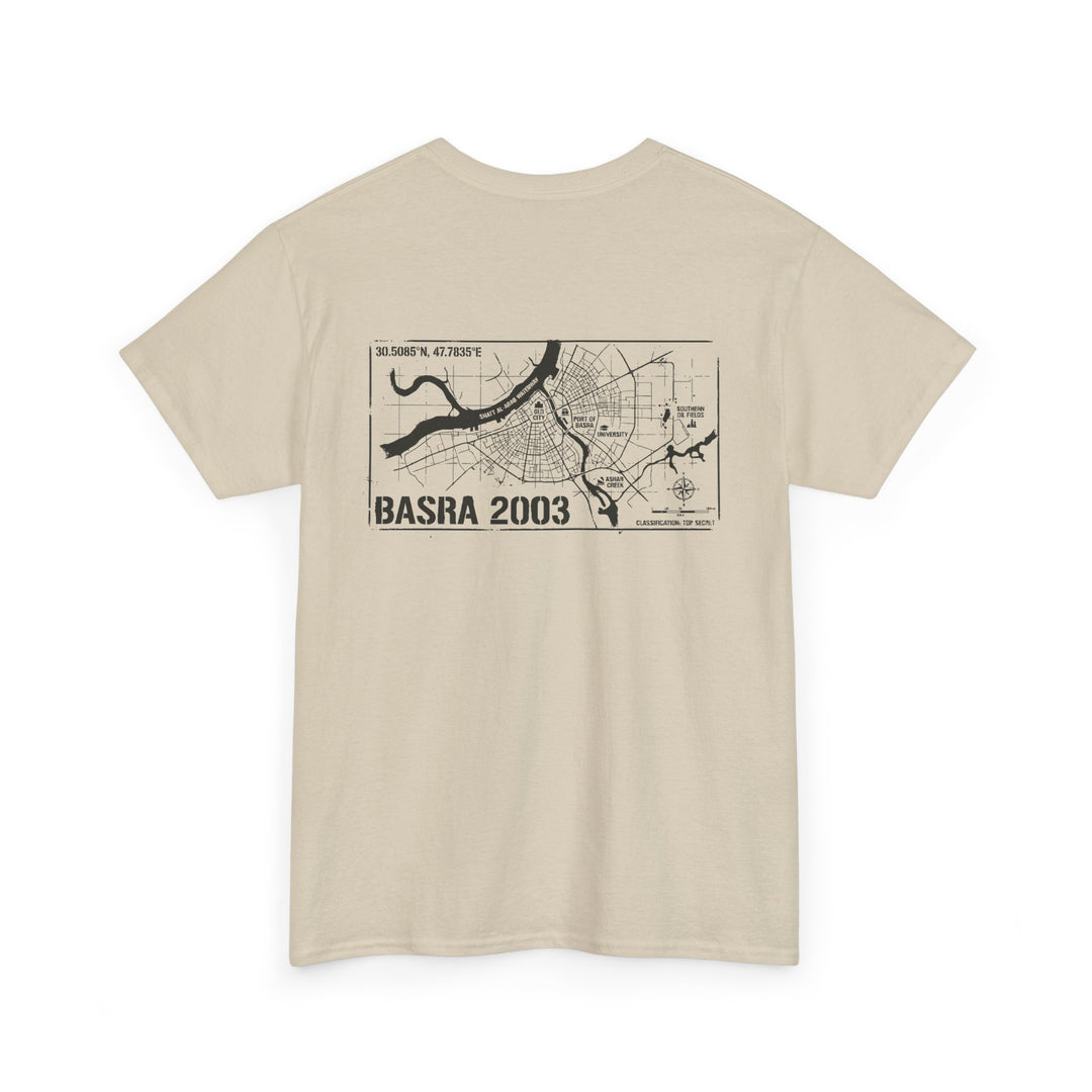 Basra 2003 Military Map T-Shirt — alternate product image 5