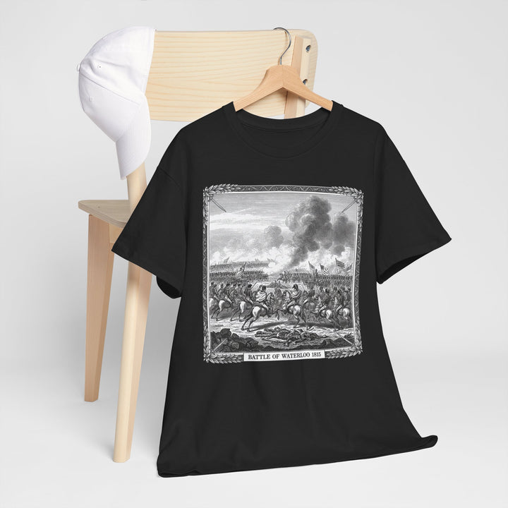 Battle of Waterloo Graphic Tee — Vintage Historical Print T-Shirt