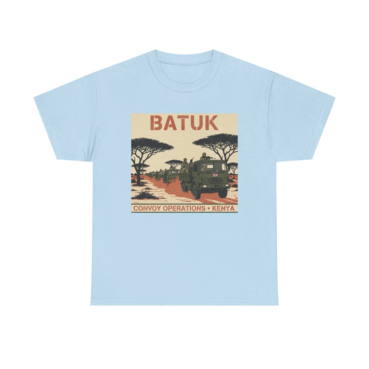 BATUK Convoy Operations Tee — Kenya Vintage Military Travel Graphic T‑Shirt