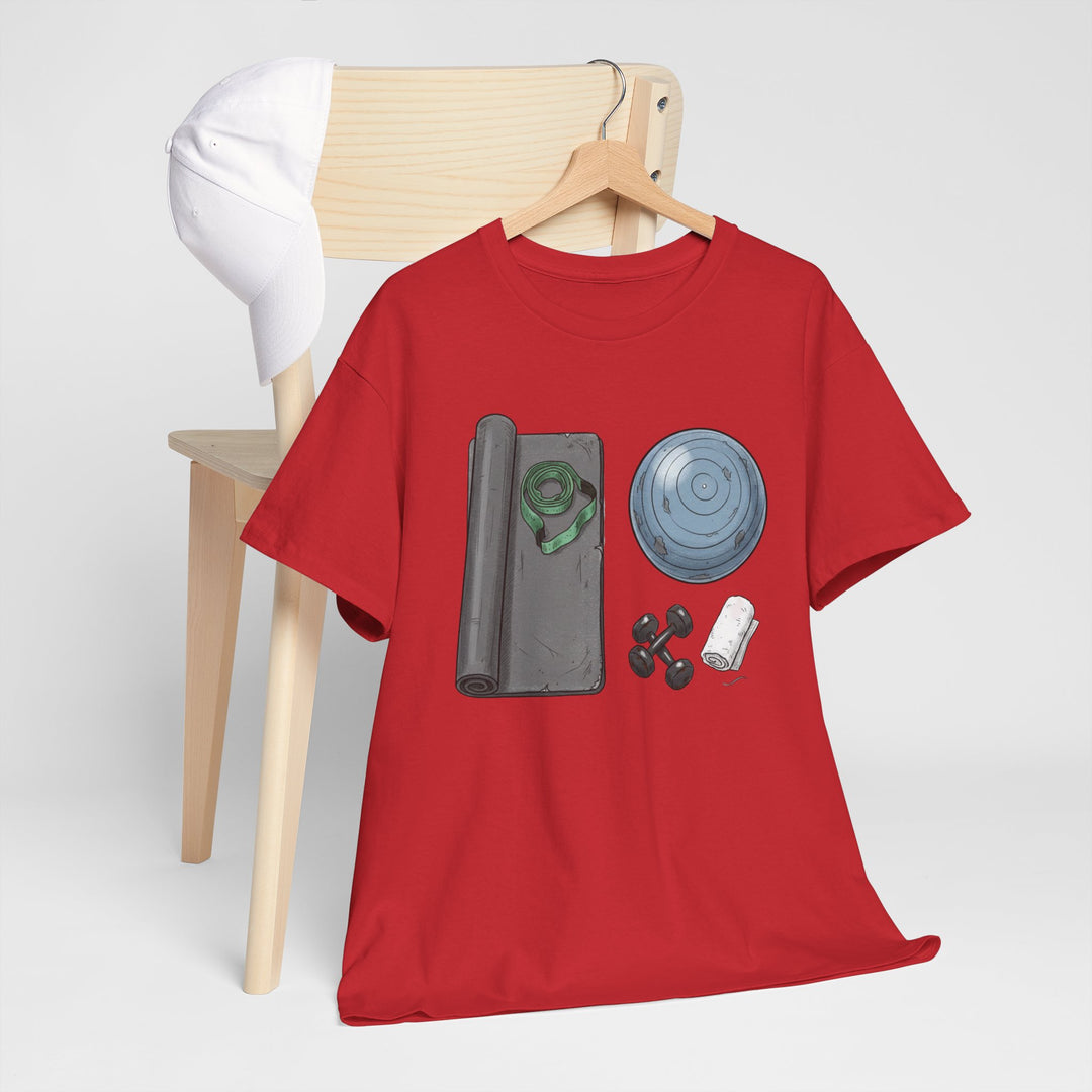 Pilates Kit Tee – soft, breathable cotton designed for Pilates workouts. Comfortable, flexible, and perfect for studio sessions, home practice, or casual wear.
