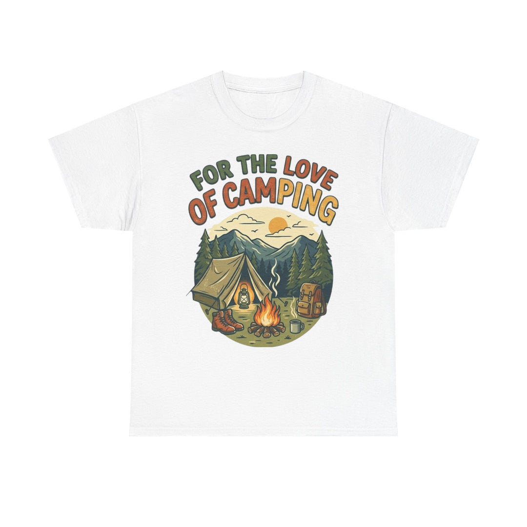 Retro Campfire Graphic T-Shirt - Vintage Style Camping Tee
