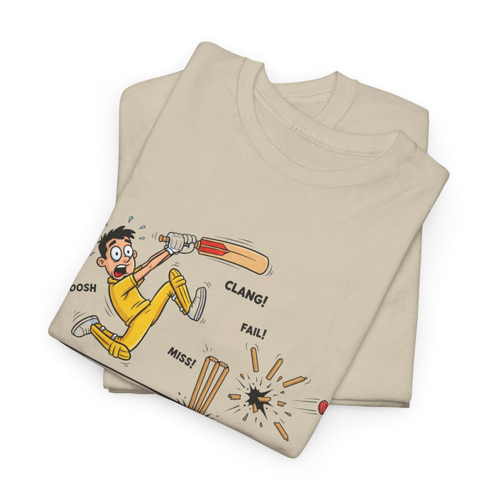 Cricket Batter Cartoon Tee | Cricket T-Shirt
