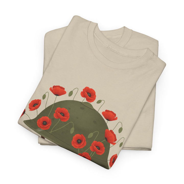 British Army Remembrance Shirt | Lest We Forget Poppy Helmet