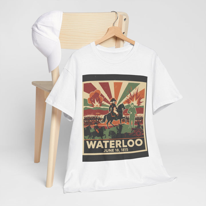 Waterloo 1815 Vintage Battle T-Shirt — Napoleonic War Commemorative Tee