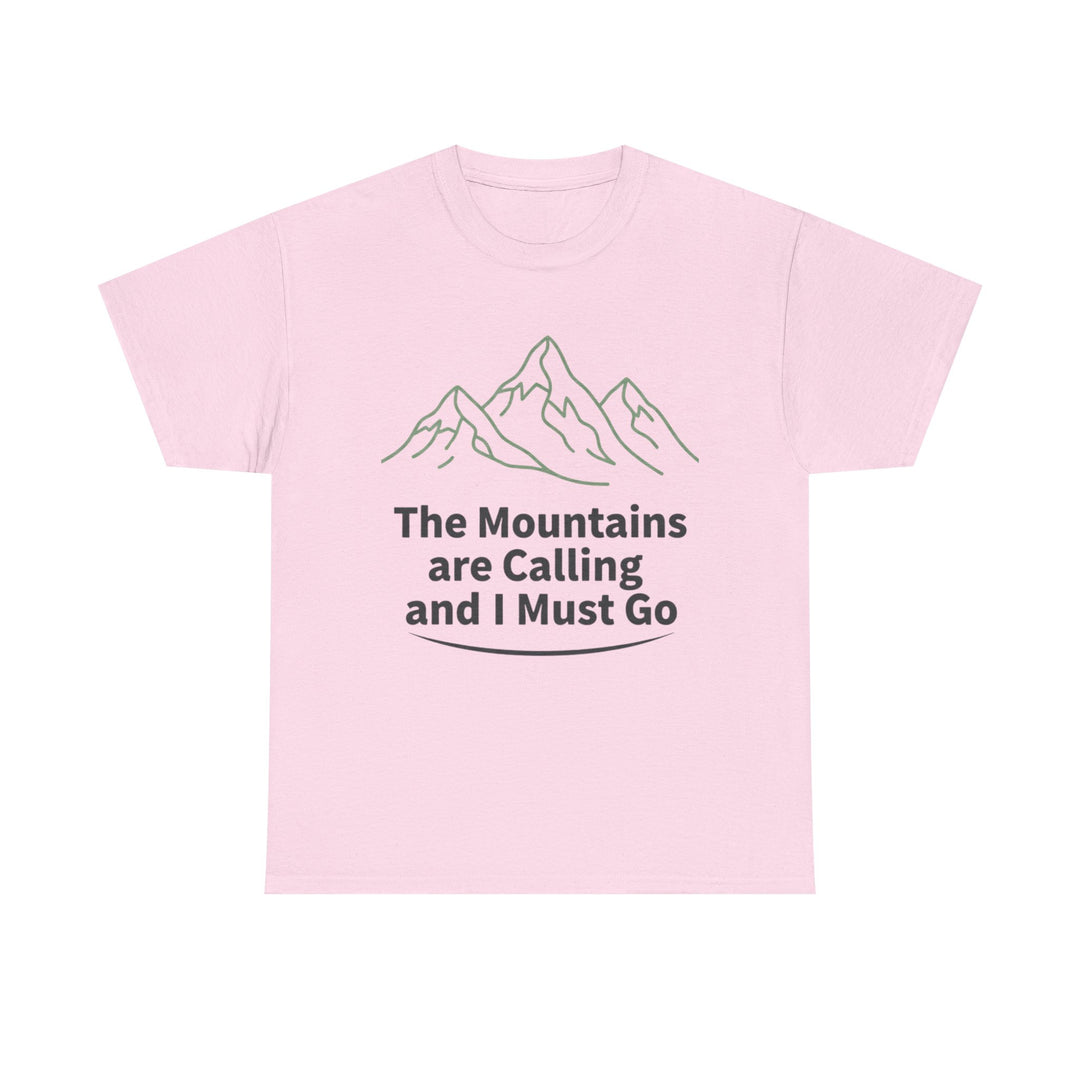 Retro Mountain Quote T-Shirt — Vintage Hiking &amp; Wild Camping Adventure Tee