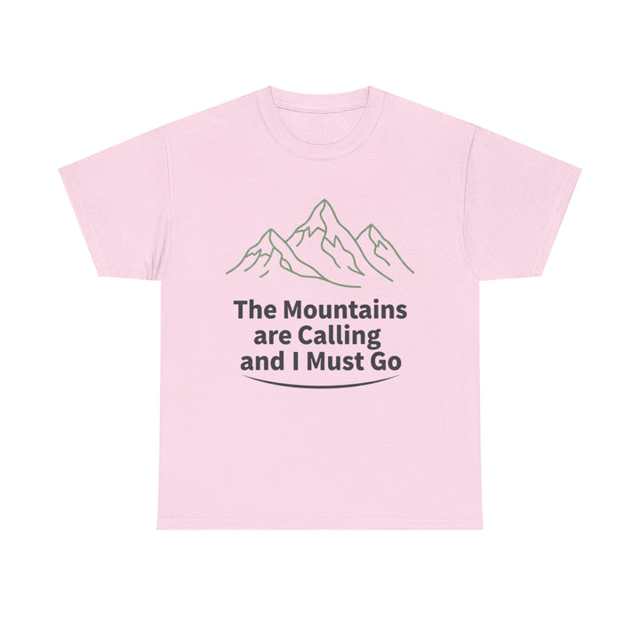 Retro Mountain Quote T-Shirt — Vintage Hiking &amp; Wild Camping Adventure Tee