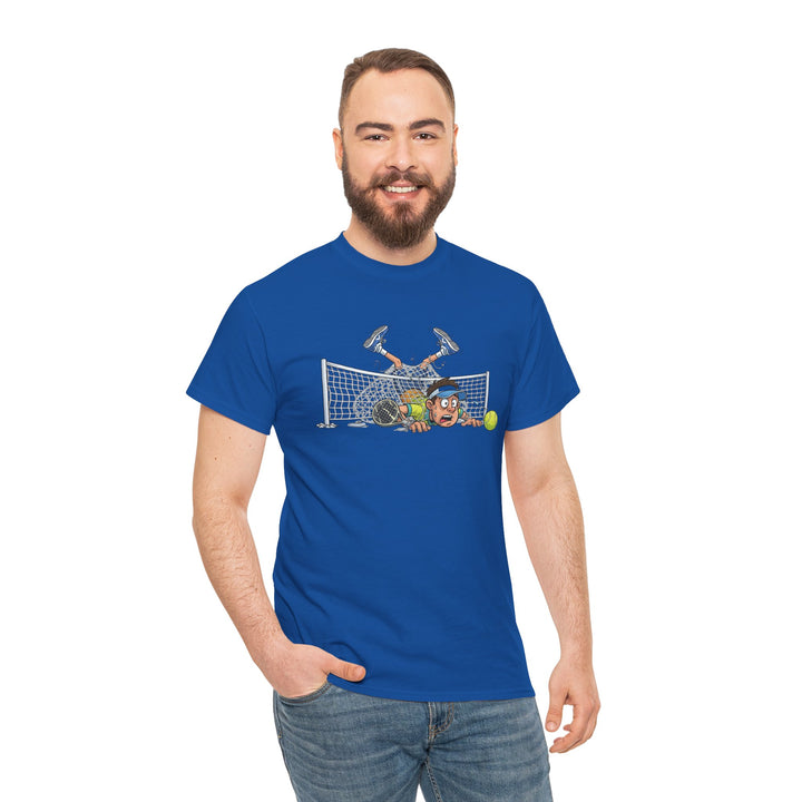 Padel Cartoon Goalie T-Shirt | Fun Padel Tee