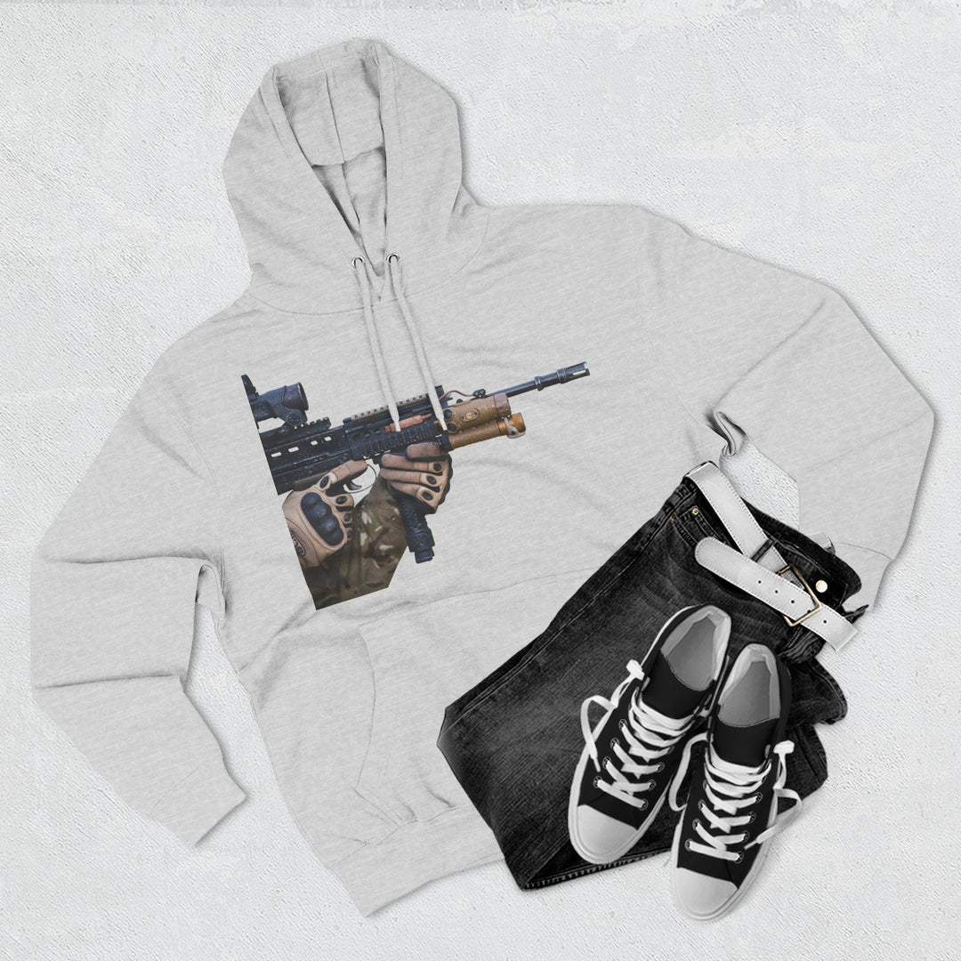 SA80 British Military Rifle Hoodie - Op Herrick Heritage Graphic
