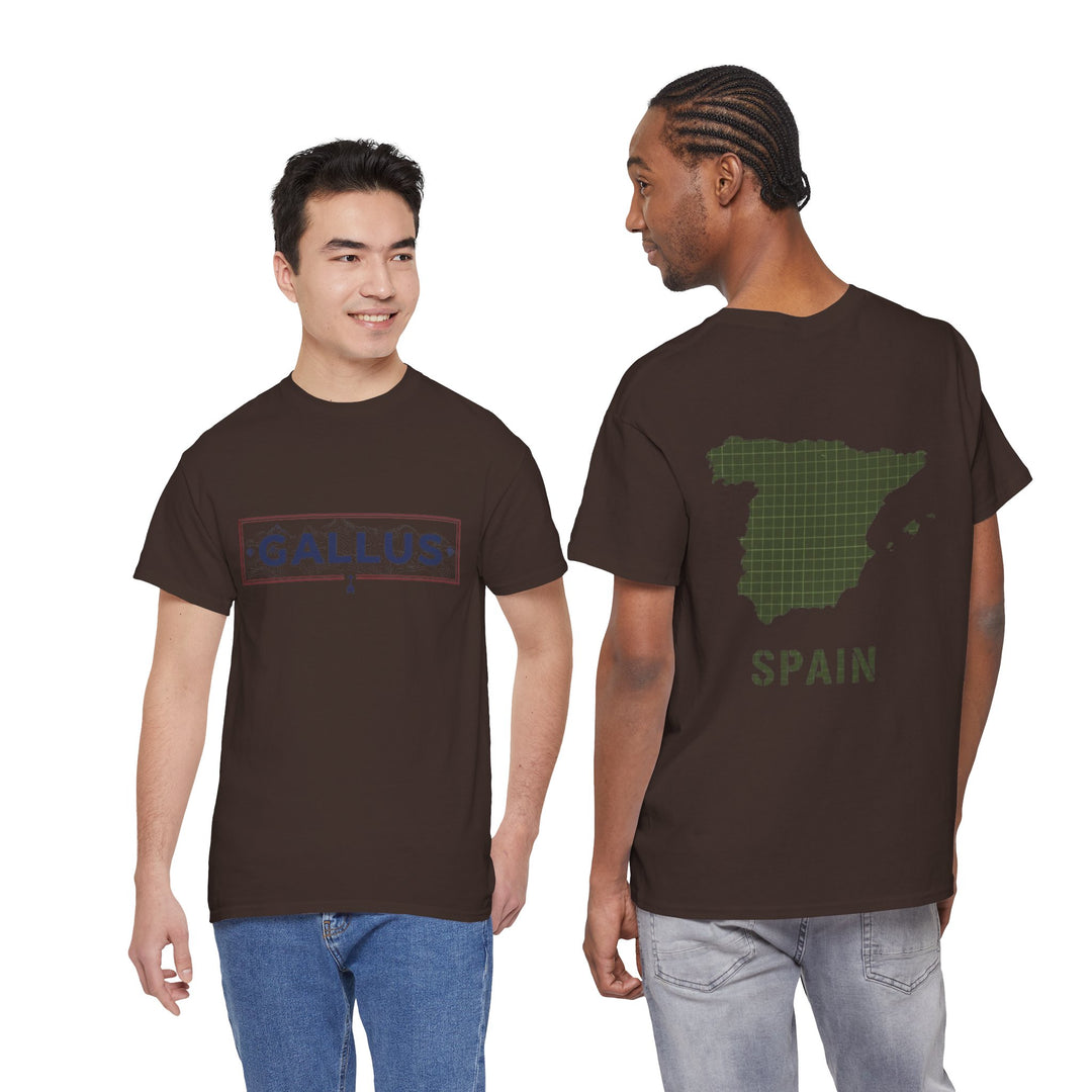 Spain Map T-Shirt • Gallus Logo Travel Tee