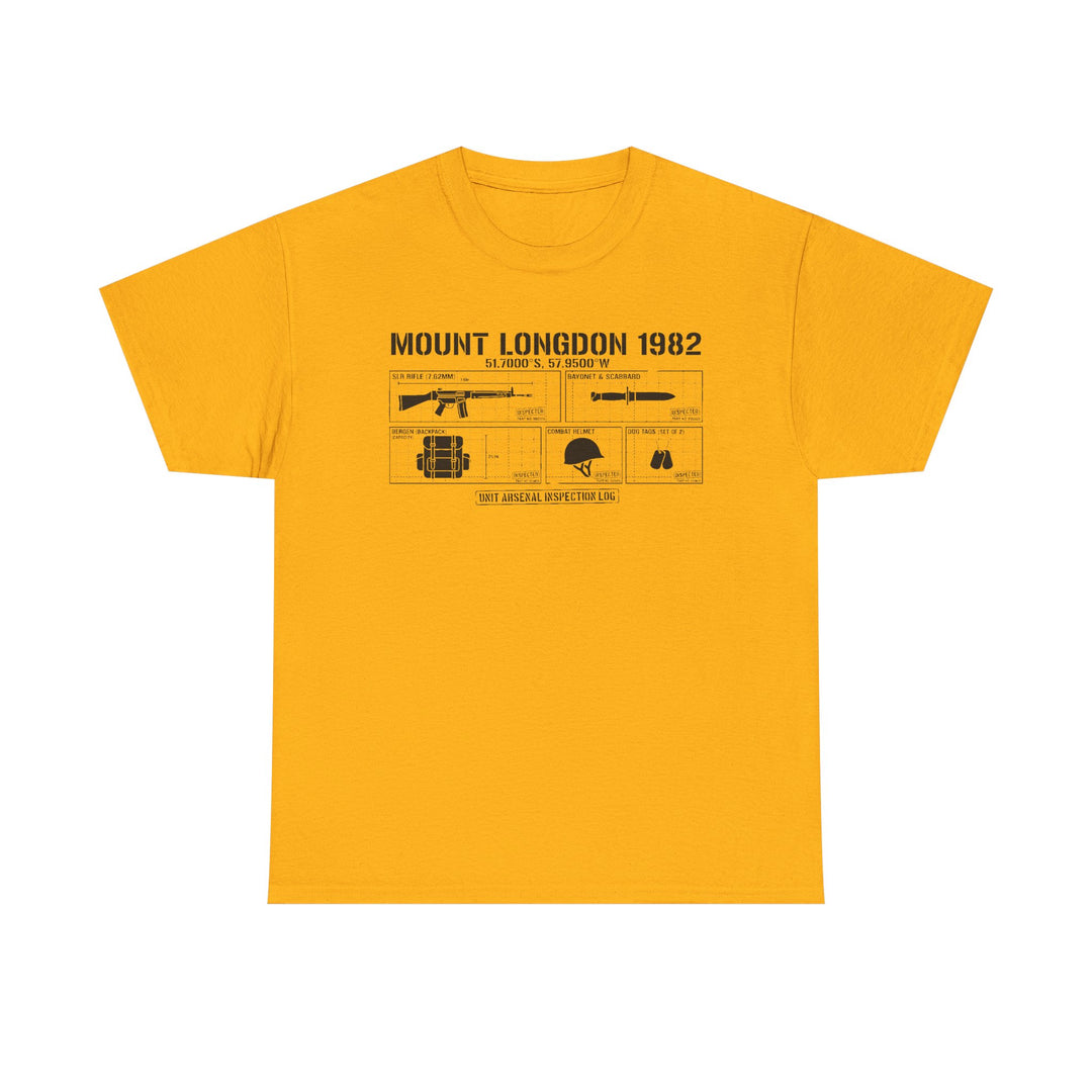 Mount Longdon 1982 T-Shirt — Falklands War Heritage Graphic