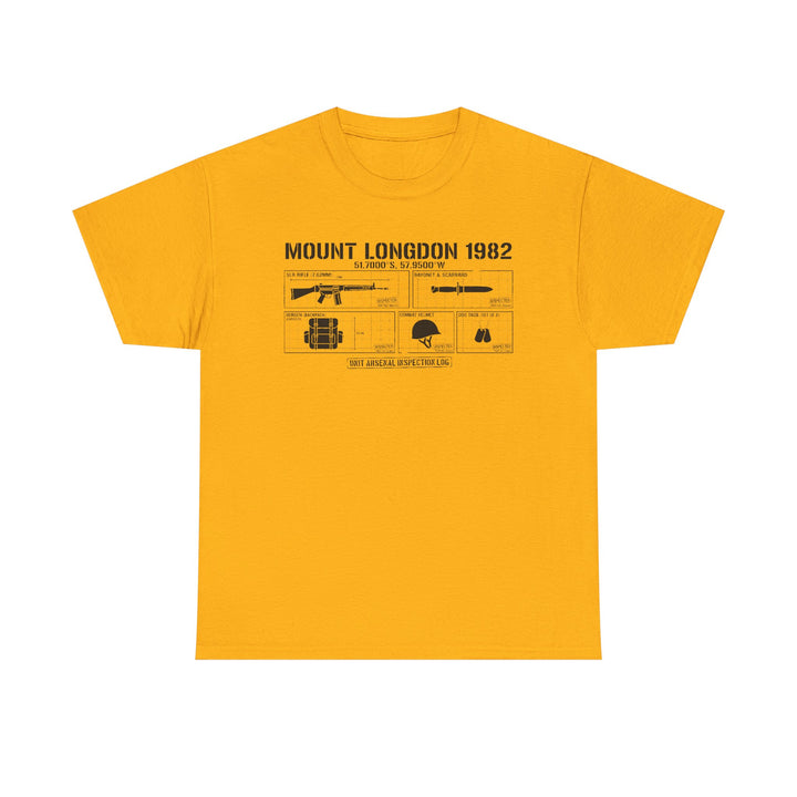 Mount Longdon 1982 T-Shirt — Falklands War Heritage Graphic