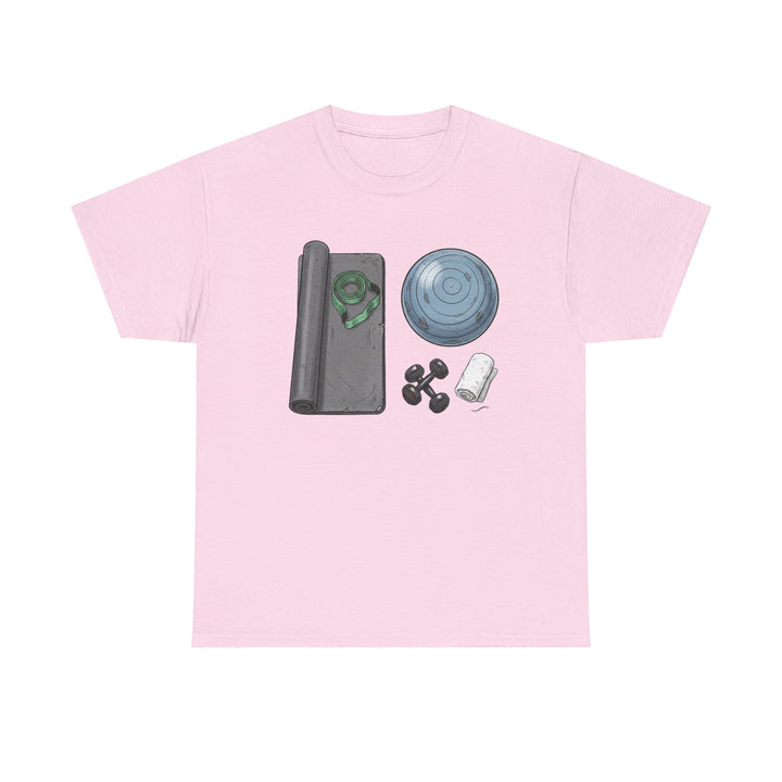 Pilates Kit Tee – soft, breathable cotton designed for Pilates workouts. Comfortable, flexible, and perfect for studio sessions, home practice, or casual wear.