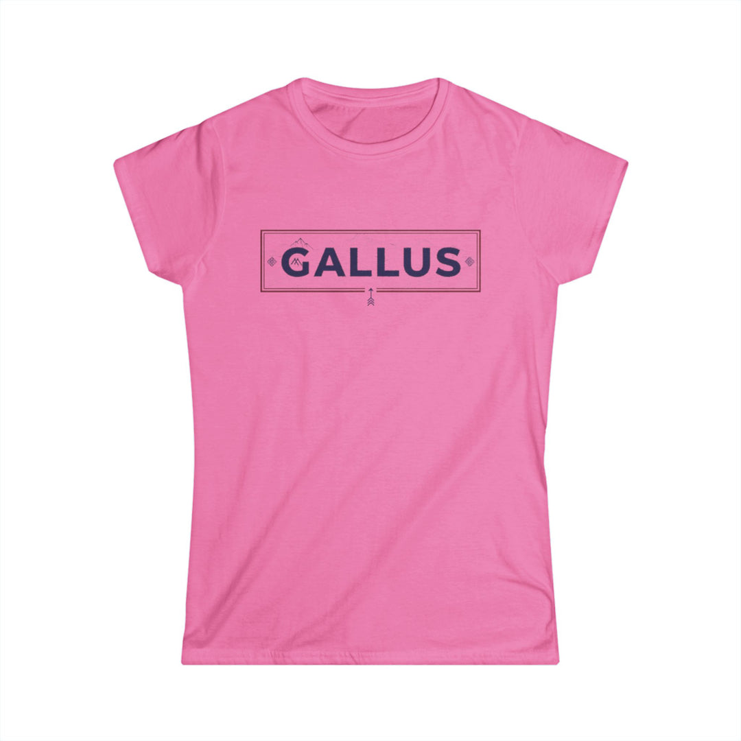 Spain Map Womens Tee — Gallus Logo Travel T‑Shirt