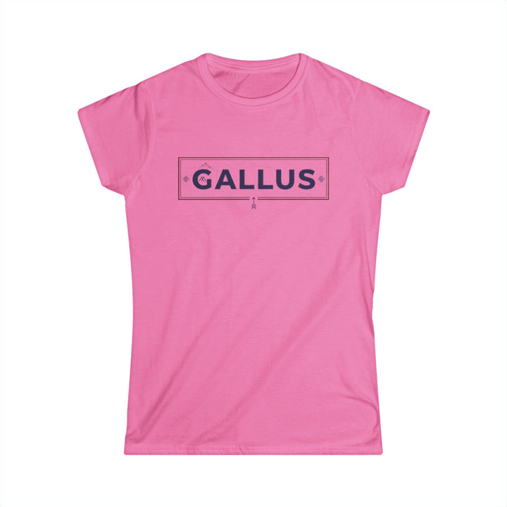 Spain Map Womens Tee — Gallus Logo Travel T‑Shirt
