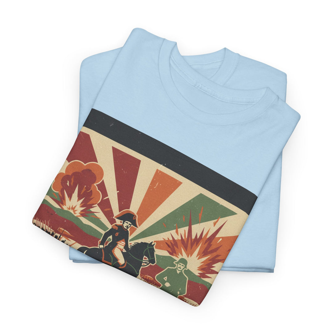 Waterloo 1815 Vintage Battle T-Shirt — Napoleonic War Commemorative Tee