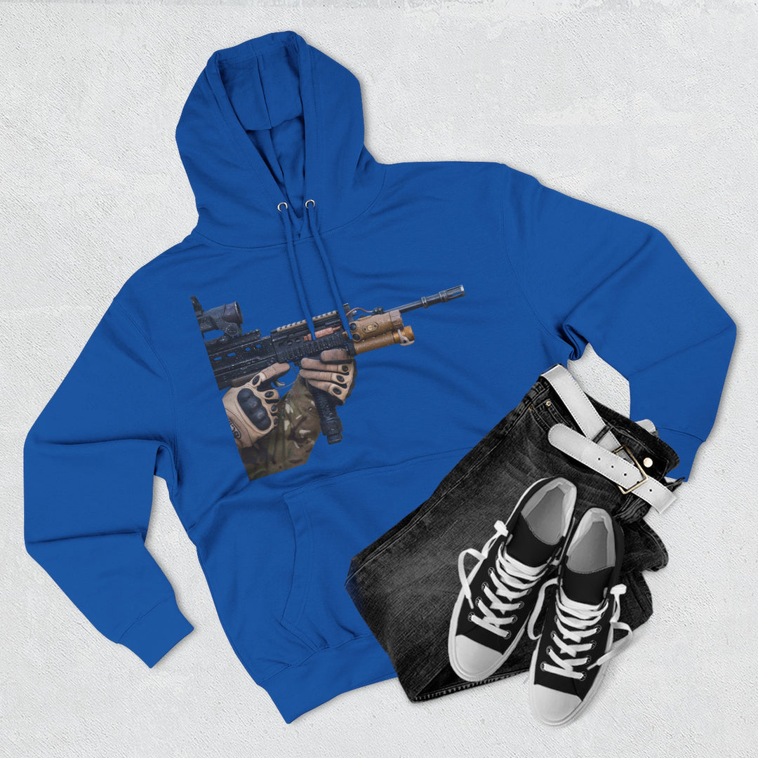 SA80 British Military Rifle Hoodie - Op Herrick Heritage Graphic