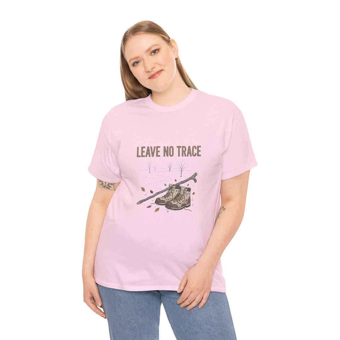 Leave No Trace Countryside Tee – a soft, breathable cotton T-shirt promoting respect for nature and responsible outdoor living.