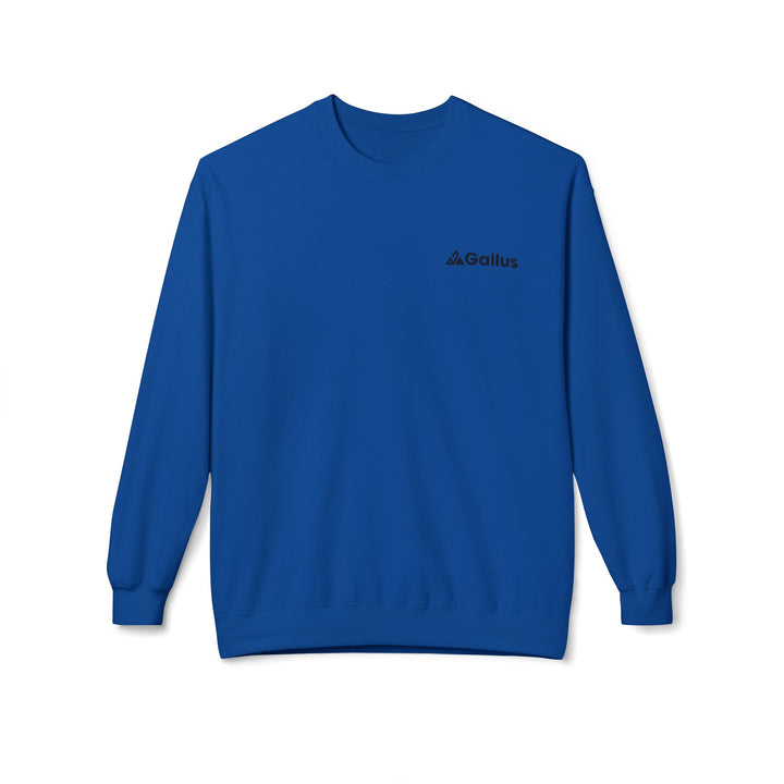 Spain Map Crewneck Sweatshirt — Military Green Grid Spain Graphic